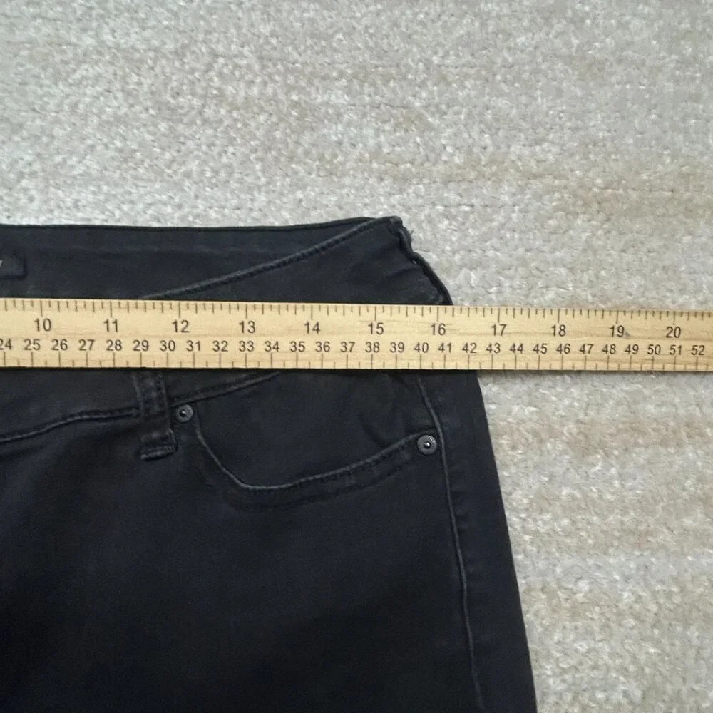Truth + Theory Womens Black Skinny Jeans Stretch 28 Inseam fabric